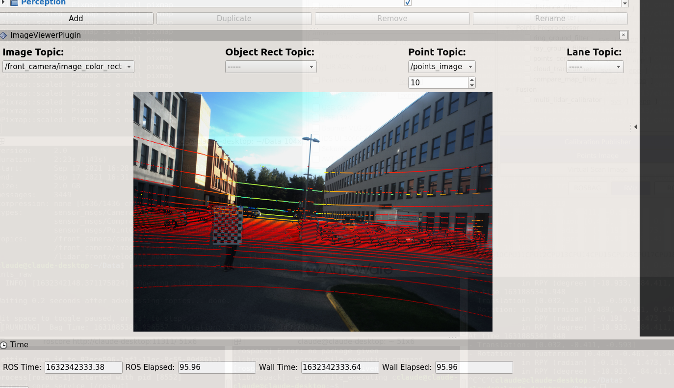 Using Autoware to Calibrate LiDAR and Camera for ISEAUTO shuttle ...